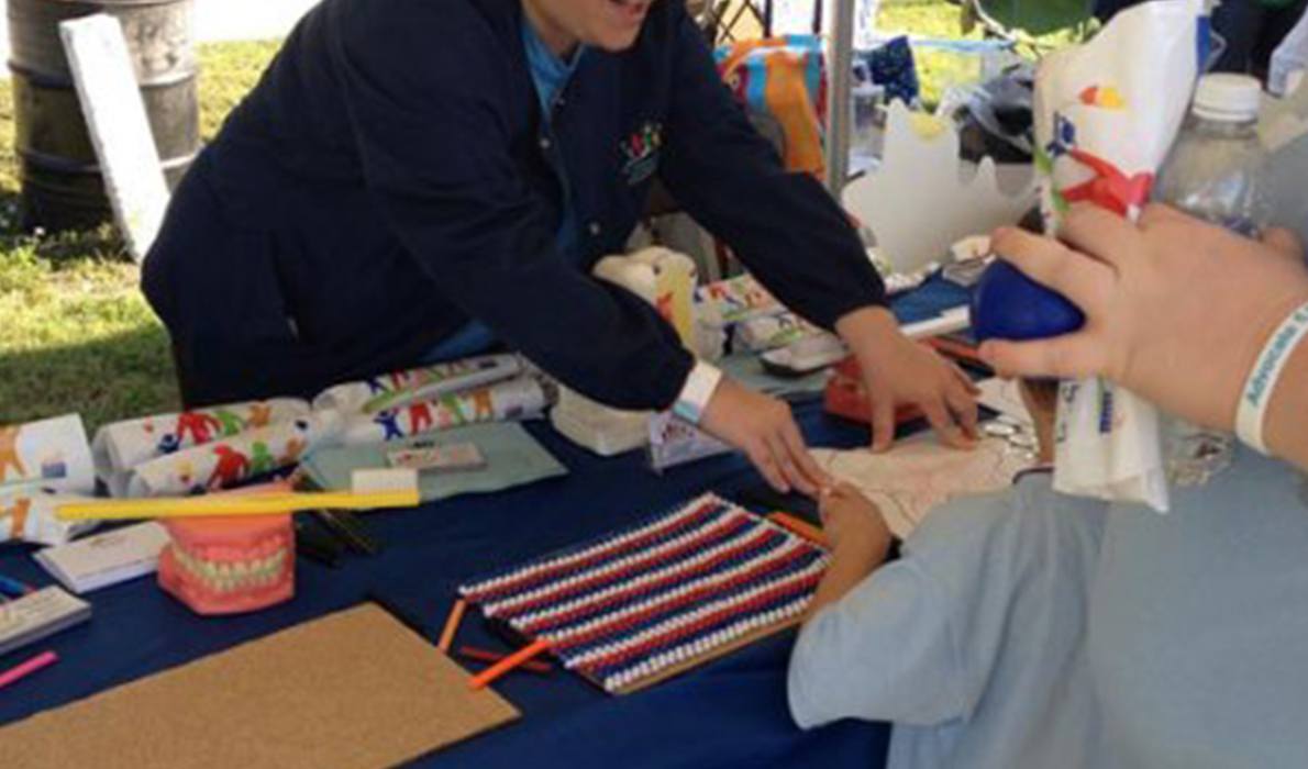 Dental team member at 2014 Walk Now for Austism Speaks