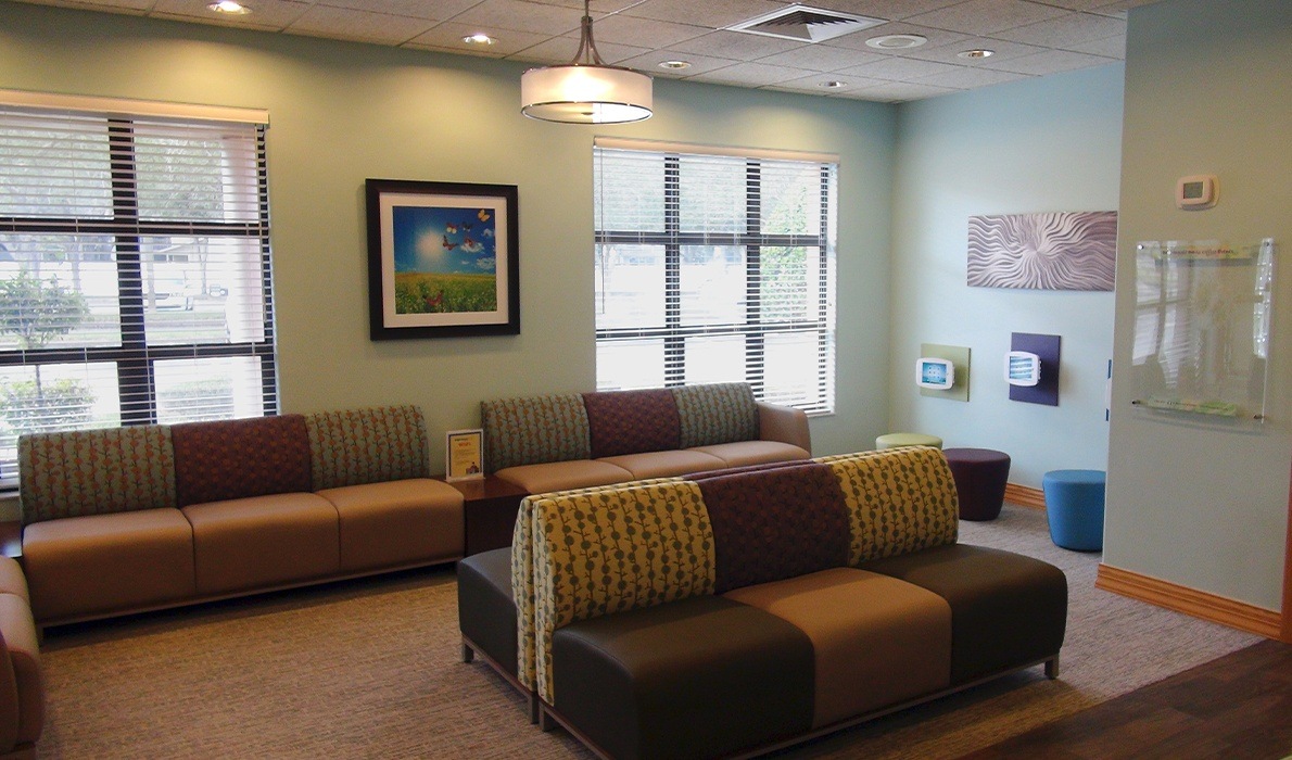 Pediatric dental office waiting room